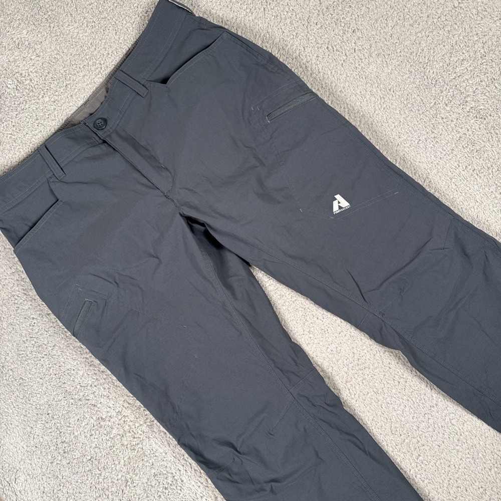Eddie Bauer First Ascent Guide Pro Pants Mens 38x36 Gray Hiking Outdoor Cargo